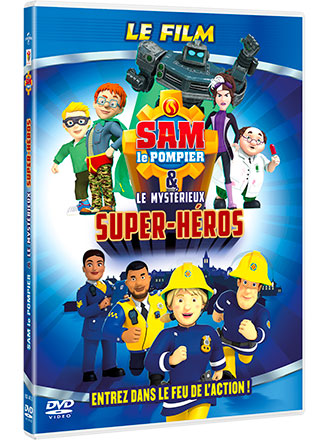 Sam le pompier - Vol 25 : Le mystérieux super-héros : le film / Gary Andrews, réal. | Andrews, Gary. Metteur en scène ou réalisateur