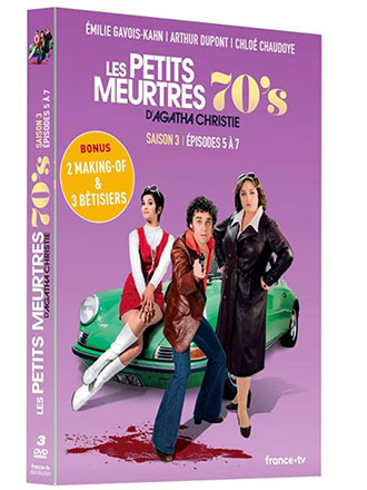 Les petits meurtres d'Agatha Christie 70's. épisodes 05 à 07 / créée par Anne Giafferi et Murielle Magellan | Giafferi, Anne