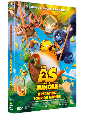 As de la jungle 2 (Les) : Opération Tour du monde / un film d'animation de Laurent Bru, Yannick Moulin, Benoît Somville | Bru, Laurent. Metteur en scène ou réalisateur
